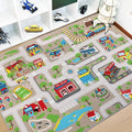 Capslpad Kids Rug Educational Play Rug 6.6' x 5' Traffic Road Kids Play Car Mat by CapslpadDirect