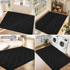 BEQHAUSE Dirt Trapper Door Mat 48" x 72", Doormat Non-Slip Entryway Rugs - Image 8