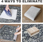 KILOCOCO Small Area Rug 2x3 Entryway Rugs Printed Vintage Floral Washable Rug - Image 3