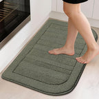 BEQHAUSE 24x36 Inch Kitchen Rug Mat Durable Kitchen Rugs Non-Slip Washable - Image 2