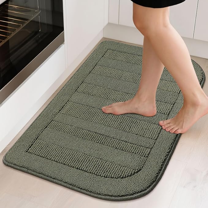 BEQHAUSE 24x36 Inch Kitchen Rug Mat Durable Kitchen Rugs Non-Slip Washable - Image 2