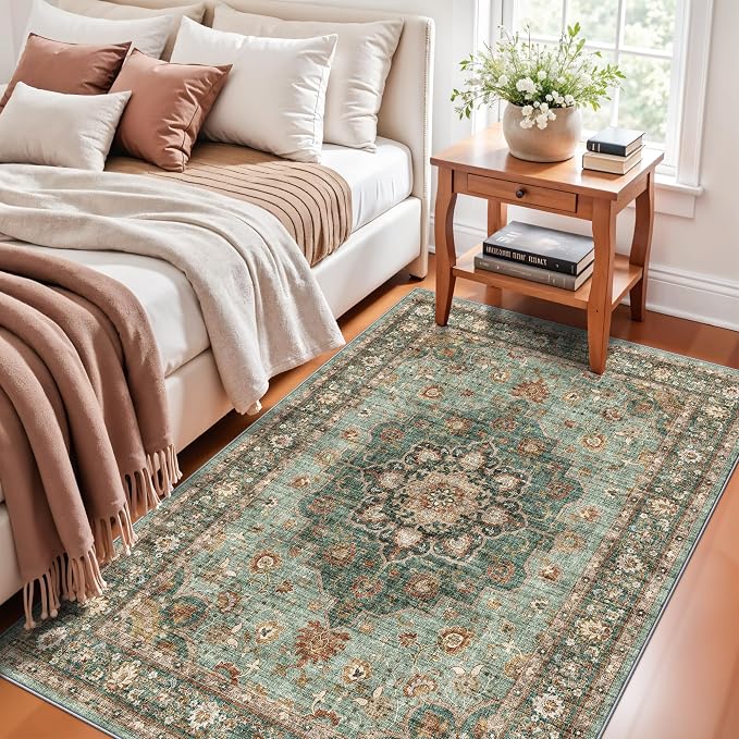 4x6 Area Rugs for Living Room: Perfect for Bedroom Kitchen Kids Room Nursery - Image 3