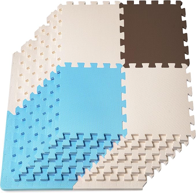 ProSource Baby Play Mat, Soft Foam Floor Tiles by PROSOURCE