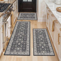 3 Pieces Kitchen Rug Sets: Farmhouse Washable Non-Slip Floor Mat by HYHAOYUNLAI