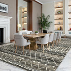 Miukiki 10x14 Area Rugs for Living Room Moroccan Washable Rugs Non Slip Indoor - Image 5