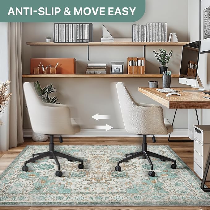 36"x60" Office Chair Mat for Hardwood Tile Floor, Under Desk Carpet Protector - Image 5