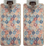 Hompet Cat Litter Mat 2 Pack, 28.5x60 Large Machine Washable Trapping Mats by Hompet