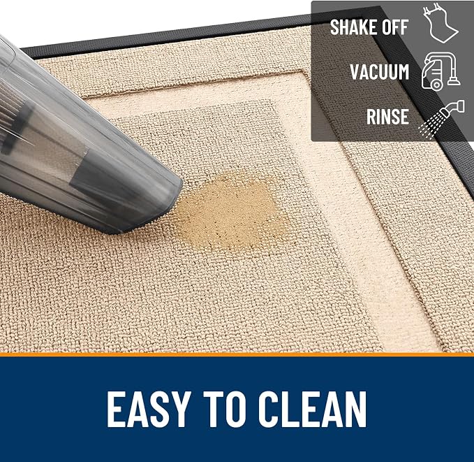 OLANLY Front Door Mat Indoor Outdoor Entrance, Waterproof All-Season, - Image 5
