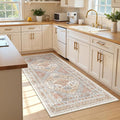 zesthome 3x6 Runner Rug Non Slip, Thin Entryway Washable Rug by Zesthome