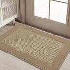 BEQHAUSE Indoor Door Mat 20" x 32", Dirt Trapper Door Mats Non-Slip Entryway by BEQHAUSE