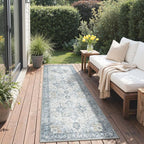 GENIMO Outdoor & Indoor Runner Rug 2.5'x8', Waterproof, Non-Shedding, Easy - Image 3