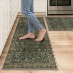 GENIMO Kitchen Rugs Non Slip Washable, Cushioned Standing Mat, Kitchen Runner by GENIMO