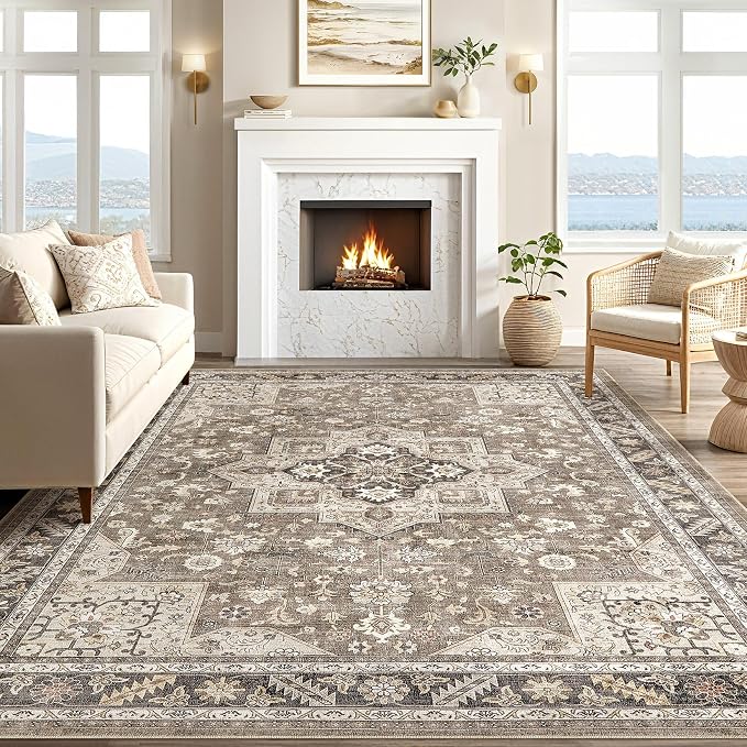 Vintage Living Room Area Rug 10x14 - Image 6