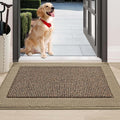 BEQHAUSE Indoor Door Mat 24" x 36", Dirt Trapper Door Mats Non-Slip Entryway by BEQHAUSE