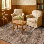 Hazo Haus Boho Taupe Brown 5x7 Living Room Rug - Image 6