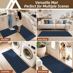 COSY HOMEER 60x24Inch/35X24Inch Kitchen Rugs Sets Non-Slip Washable Kitchen Mats - Image 7