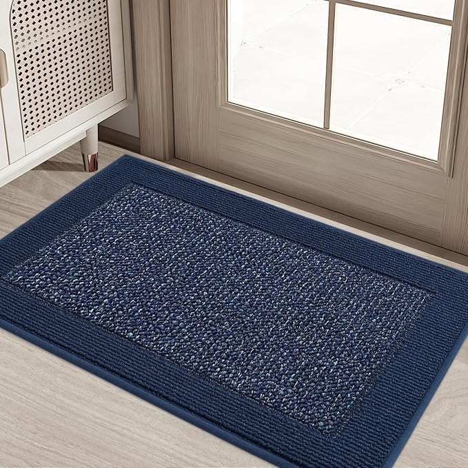 BEQHAUSE Indoor Door Mat 20" x 32", Dirt Trapper Door Mats Non-Slip Entryway by BEQHAUSE