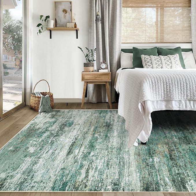 XLUEZ 5x7 Area Rugs for Living Room, Washable Modern Abstract Large Area Rug - Image 4