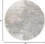 5ft Round Area Rug - Image 2