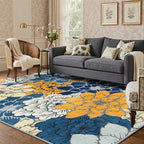 GENIMO Indoor Outdoor Area Rug 4'x6', Machine Washable Rugs - Image 9
