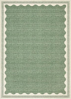 GarveeHome Scalloped 3x5 Rug Washable Non-Slip Low-Pile Indoor Rugs - Image 5