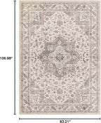 Vintage Living Room Area Rug 7x9 - Image 2