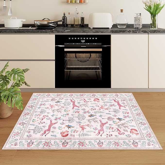 DUKINO 2x3 Rug, Washable Animal Rugs - Image 6