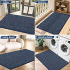 BEQHAUSE Dirt Trapper Door Mat 24" x 36", Non-Slip Washable Doormats Entrance - Image 8