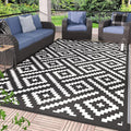 GENIMO 5'x8' Outdoor Rug Waterproof, Reversible Mats, Outdoor Area Rug by GENIMO