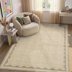 GarveeHome Scalloped 3x5 Rug Washable Non-Slip Low-Pile Indoor Rugs - Image 3