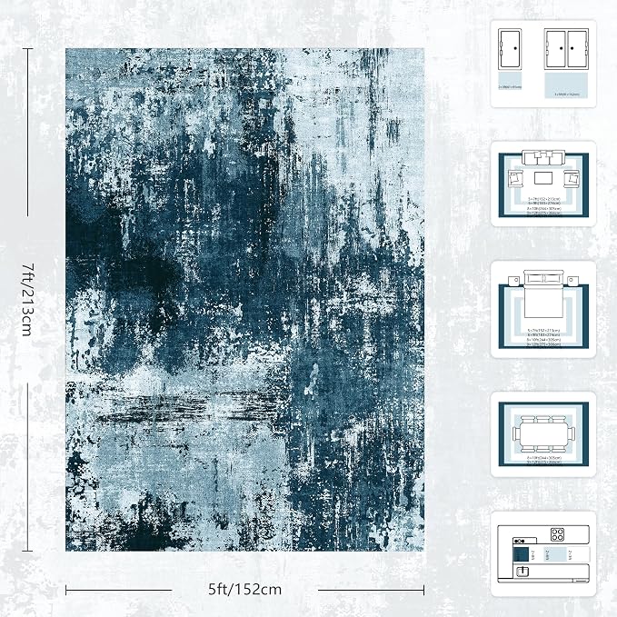 5x7 Rugs for Living Room - Image 2