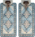 Hompet Cat Litter Mat 2 Pack, 24x60 Large Machine Washable Trapping Mats by Hompet