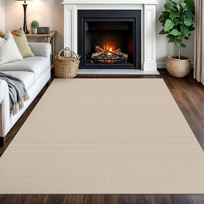 IOHOUZE Washable Area Rug 5x7 Non Slip Rubber Backed Rugs by iOhouze