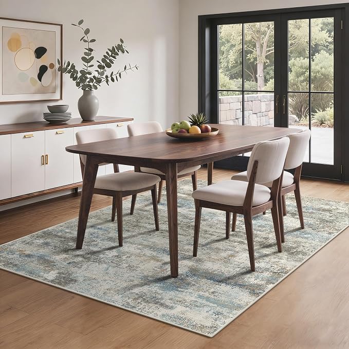 BEIMO Area Rugs 5x7 for Living Room Bedroom, Modern Abstract Machine Washable - Image 3