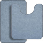 Bosap Bathroom Rugs Set 2 Pieces, Thin Bathroom Mats, Toilet Rugs, Quick Dry - Image 7