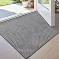 DEXI Ultra Thin Door Mat Indoor Entrance 24x36, Non Slip Rubber Backed Entryway by DEXI