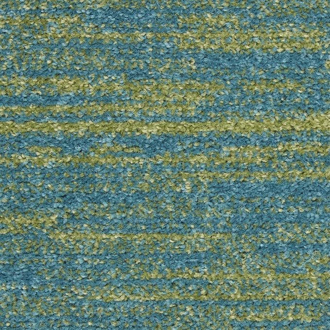 Nourison Home Nourison Essentials Blue Green 2' x 6' Area Rug - Image 8