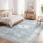 Vintage Living Room Area Rug 5x7 - Image 9