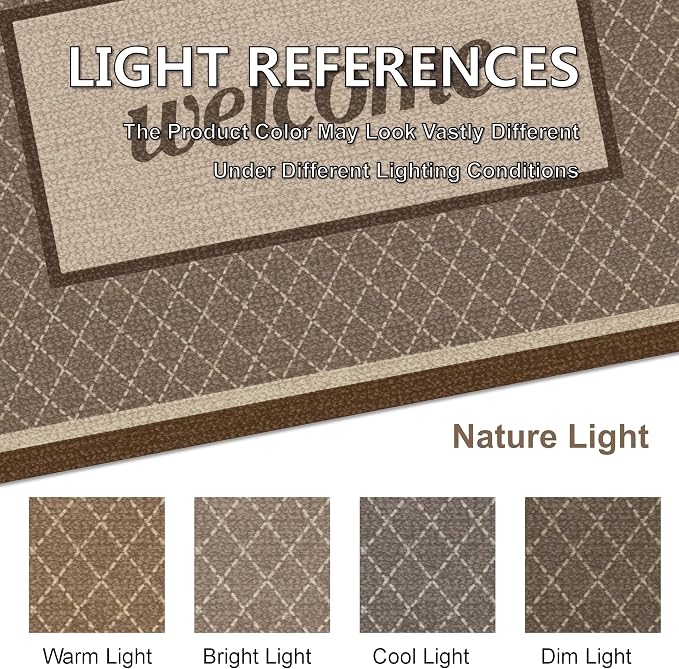 Ultra Thin Door Mat Indoor Entrance, 1/10 in Thin Door Mats - Image 7