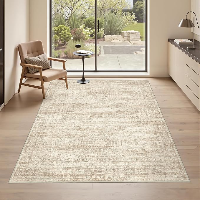 Area Rugs 4x6 for Living Room, Non-Slip Backing Small Kids Rugs for Bedroom - Image 3
