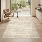 3x5 Washable Area Rug for Entryway, Soft Kitchen Rugs Non Slip for Dining Room - Image 3