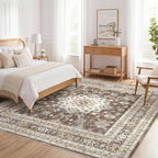 Vintage Living Room Square Area Rug 9x9 - Image 7