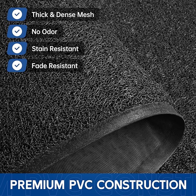 Sturdy Front Door Mat, Fade Resistant, Waterproof Low Profile Entry Mat - Image 4