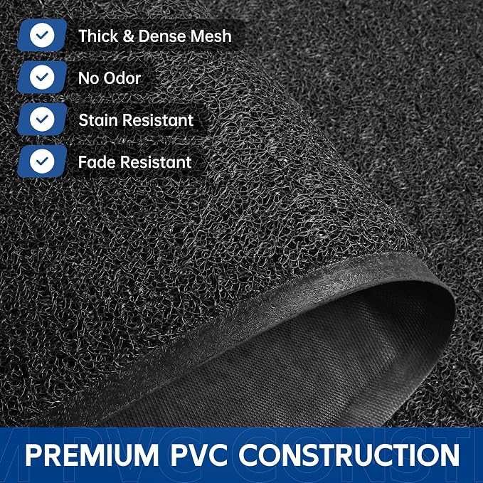 Sturdy Front Door Mat, Fade Resistant, Waterproof Low Profile Entry Mat - Image 4