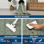 GarveeHome Scalloped Washable Runner Rug 2x8 Runner Modern Non Slip Kitchen - Image 4