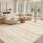 Miukiki 9x12 Area Rug for Living Room Moroccan Washable Rugs Non Slip Indoor by Miukiki