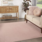Nourison Home Nourison Essentials Pink 7' x Square Area Rug by NourisonHome