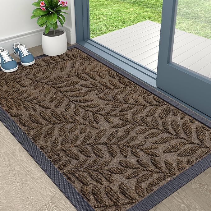 OLANLY Door Mat Indoor Outdoor Entrance, Waterproof All-Weather All-Season - Image 7