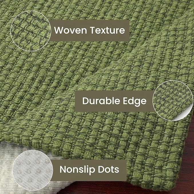 IOHOUZE Washable Area Rug 6x9 Non Slip Rubber Backed Rugs - Image 5