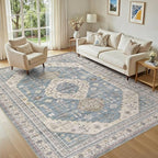 6x9 Washable Area Rug, Large Rugs - Image 9